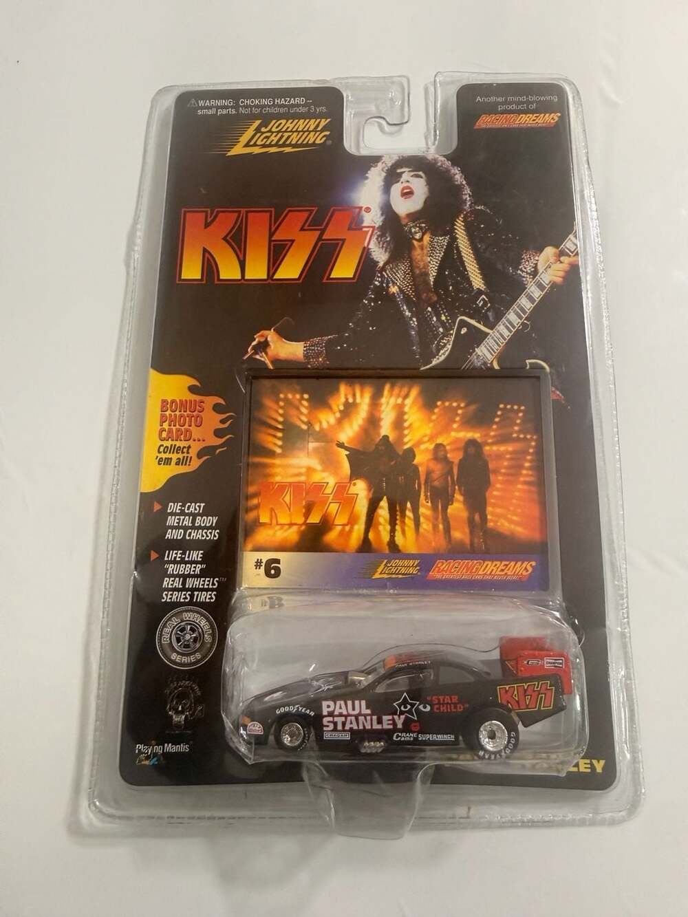 Johnny Lightning KISS Paul Stanley Scale Die-Cast Car with Bonus Photo Card #6